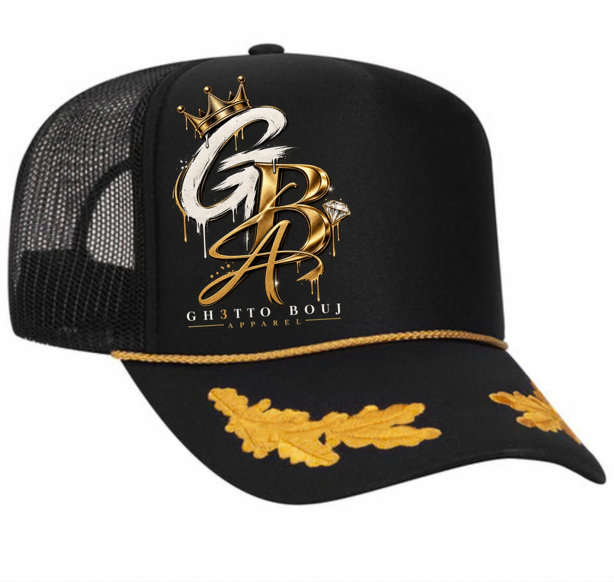 GBA Foam High Crown Mesh Back Trucker Hat