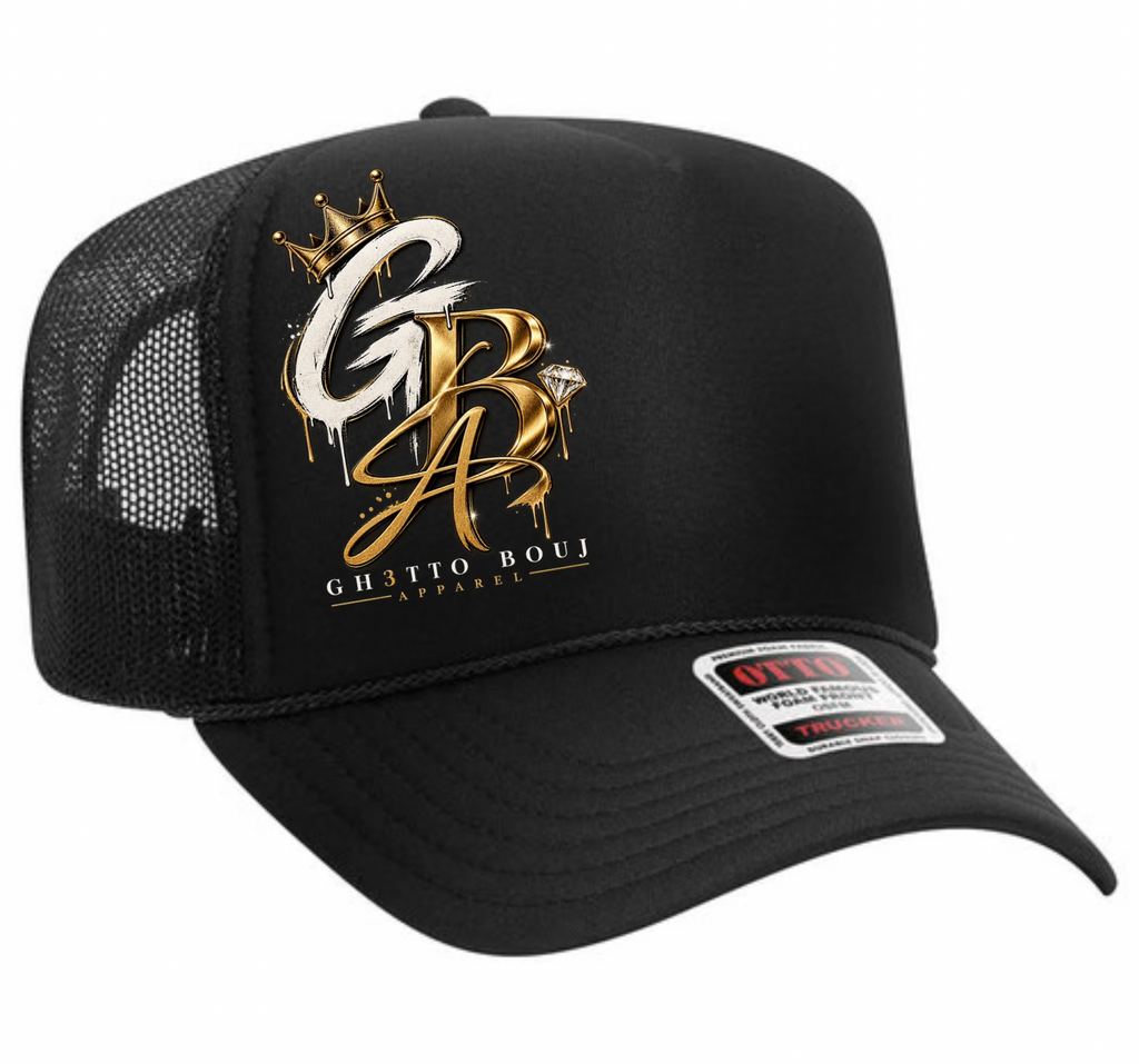 GBA Foam High Crown Mesh Back Trucker Hat