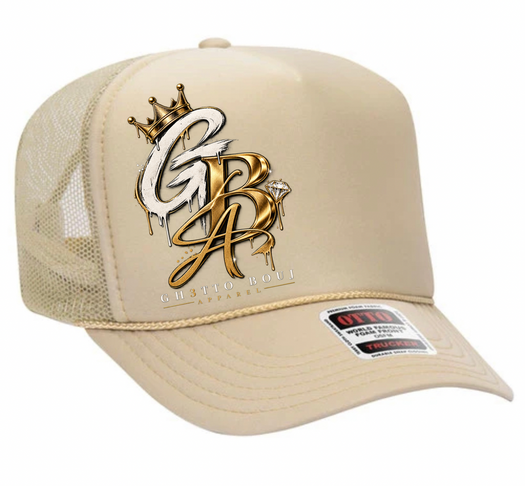 GBA Foam High Crown Mesh Back Trucker Hat